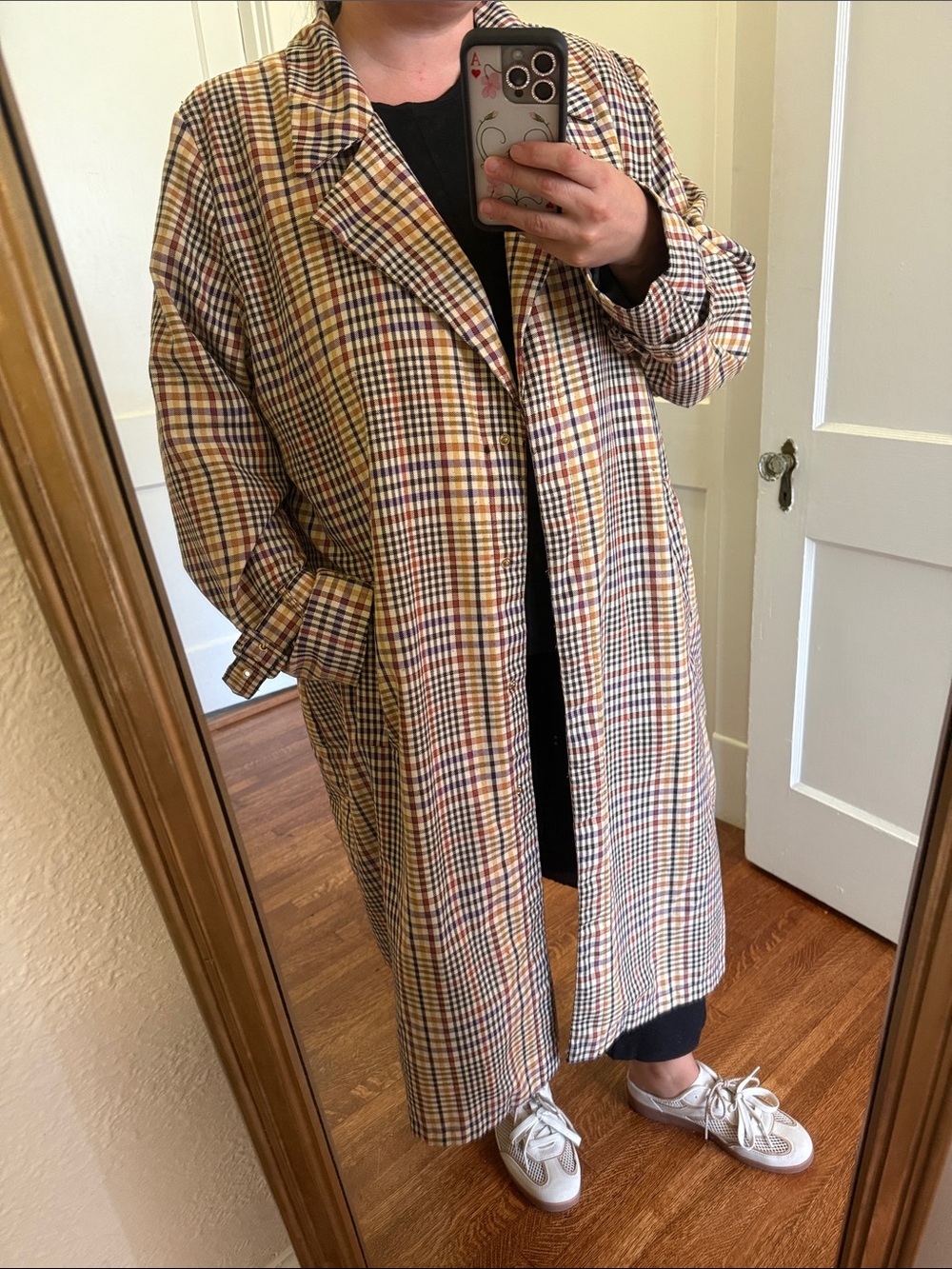 Ashley Stewart Long Trench Coat